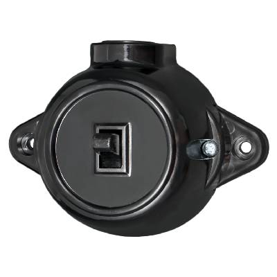 Ключ сх. 1, външен монтаж серия Ретро-черен (5118)