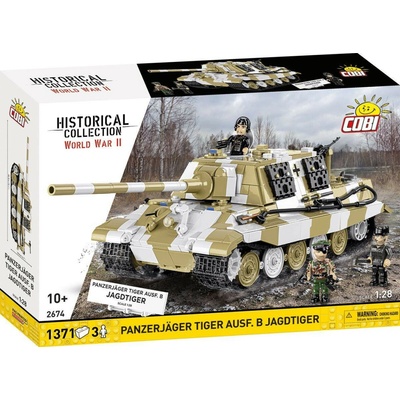 Cobi 2674 II WW Panzerjäger TIGER Ausf. B JAGDTIGER 1:28, 1371 k, 3 f – Hledejceny.cz