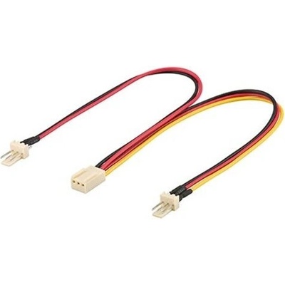 PremiumCord rozdvojka pro napájení ventilátorů 3pin, 22cm kn-22