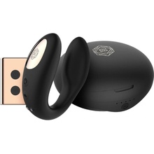 Rosy Gold C-Shape Vibrator with Luxury Charging Case