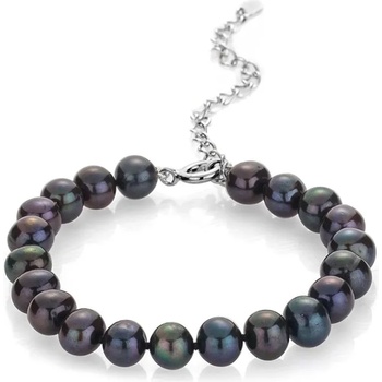 Image 1 of Swan Гривна със сладководни черни перли 7, 5-8мм R04378BB Swan