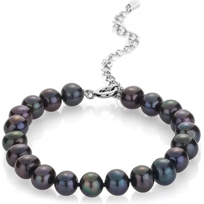 Swan Гривна със сладководни черни перли 7, 5-8мм R04378BB Swan