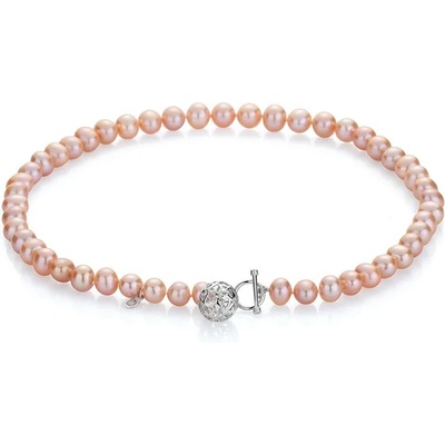 Swan Колие със сладководни розови перли 9-10mm R1667NR Swan