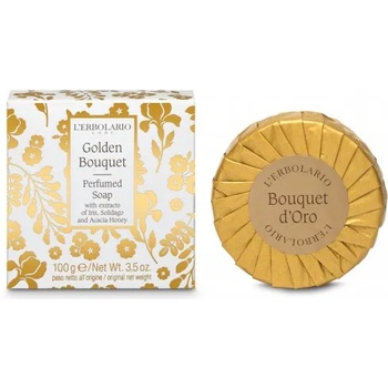 L'Erbolario Golden Bouquet Perfumed Soap - Ароматен сапун с екстракти от Ирис, Солидаго и Акациев мед