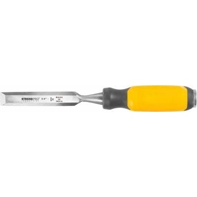 Strend Pro Premium dláto na dřevo s Bi-materiálovou rukojetí, 19mm