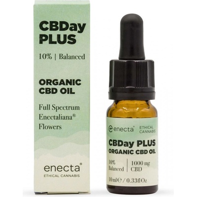 Enecta CBDay Plus Balanced Full Spectrum CBD olej 10% 1000 mg 10 ml
