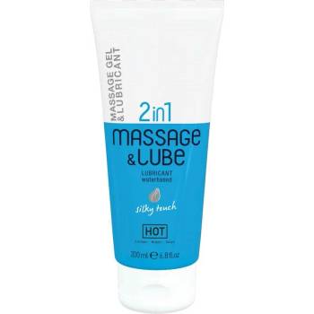 HOT Лубрикант и масажен гел, копринена нежност - Massage Glide 200ml (HOT0044142)