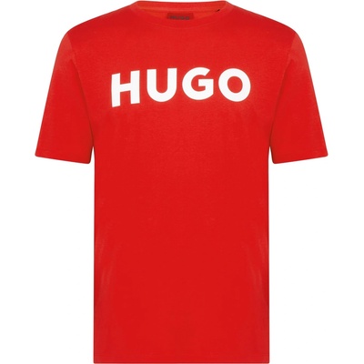 Hugo Тениска Hugo Dulivio T Shirt - Red/White 693