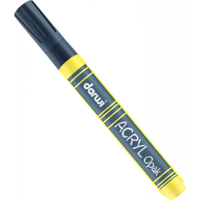 Darwi ACRYL OPAK Fixy hrubé na textil tmavo žltá 220013720 6 ml