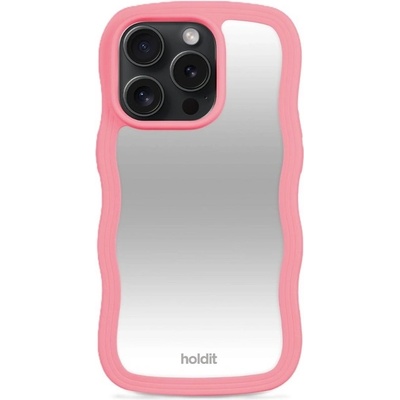Holdit Калъф Holdit - Wavy, iPhone 15 Pro Max, Rouge Pink/Mirror (7330985164088)