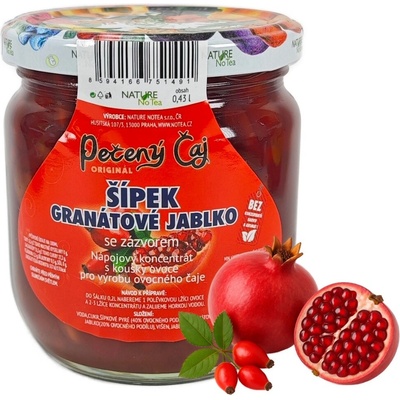 NATURE NOTEA pečený čaj Šípek a Granátové jablko se zázvorem 430 ml