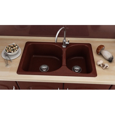 FAT Кухненска мивка от полимермрамор fat, 216 (216marble)