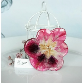 Meganflo Голяма брошка - Розова налба