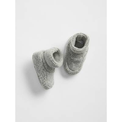 GAP Бебешки плетени пантофки Brannan Unisex GAP GAP | Siv | Момчешки | 0-3 месеца