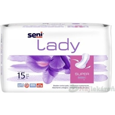 Seni Lady Super urologické vložky pre ženy savosť 800 ml 15ks