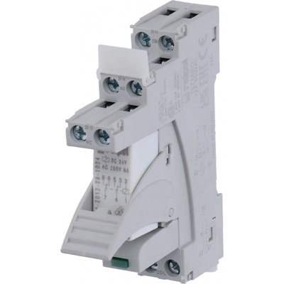 PI84-024DC Relé na DIN lištu, cívka 24V, kontakty 250V/8A