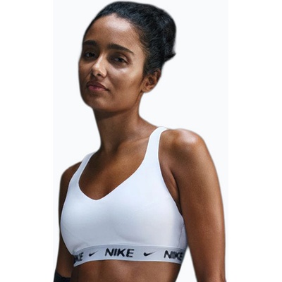 Nike Спортен сутиен Nike Indy High Support white/stone purple/black