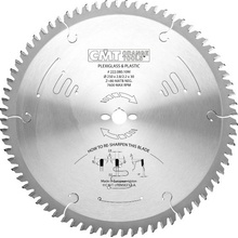 CMT Pílový kotúč pre plávajúce podlahy, PVC, plexi - D300x2,8 d30 Z96 HM C22209612M