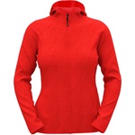 Stedman lux hooded knitfleece jacket st5560 / Дамско плетено поларено яке с качулка - алено червено s (st5560srhs)
