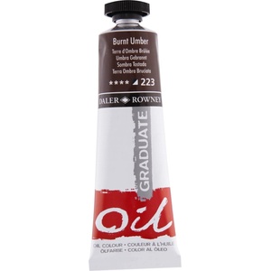 Daler Rowney Graduate Маслена боя Burnt Umber 38 ml 1 бр (117038223)