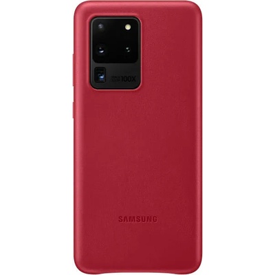 Samsung Galaxy S20 Ultra Leather cover red (EF-VG988LREGEU)