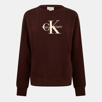 Calvin Klein Блуза Calvin Klein Jeans Women's Cotton Crew Sweatshirt - Mocha Brown