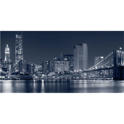 Moderný sklenený obraz z fotografie Manhattan New York 100x50 cm