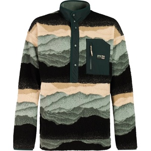Protest Мъжки поларен пуловер Protest PRTBrowser Outdoor 1/4 Button Top Fleece jumper - Evergreen - размер XL (005-7454-0115)