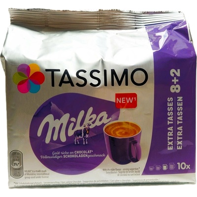 TASSIMO Milka kávové kapsle 8 + 2 160 g – Zbozi.Blesk.cz