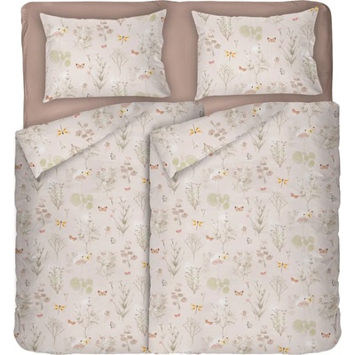 Dilios Двоен спален комплект ХЕРБА с два плика 100% памук