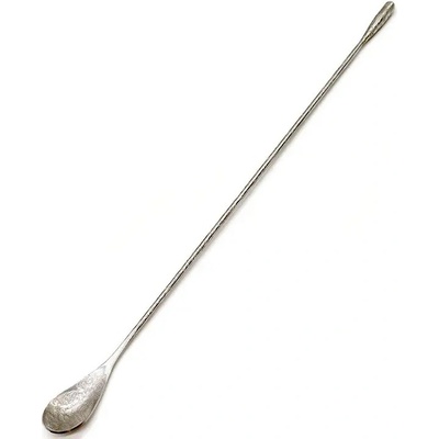 Míchací barová lžička Teardrop Floral nerez 30 cm