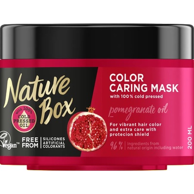 Nature Box Pomegranate подхранваща и хидратираща маска за коса за защита на цветовете (NB-MASK-POMEGRANATE)