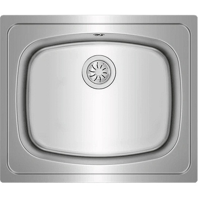 Teka Иноксова мивка за вграждане, гладка, за шкаф със светъл отвор Universe 60 T-XP 1B (М.1101)