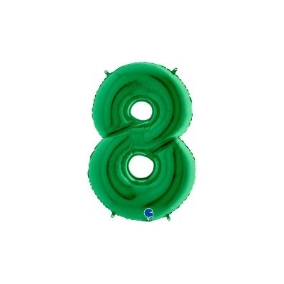 Grabo Nafukovací balónek číslo 8 zelený 102 cm extra velký
