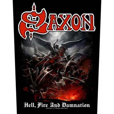 Nažehlovačka SAXON - Hell, Fire And Damnation