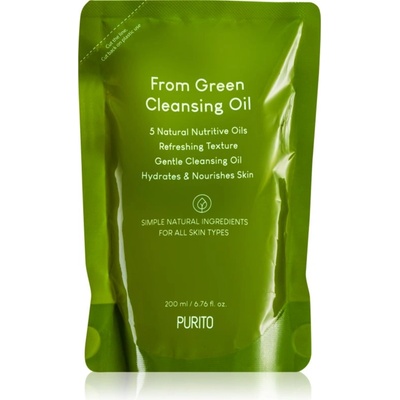 PURITO From Green почистващо масло за лице пълнител 200ml