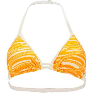 PUMA Printed Triangle bikini top - Orange (Bright Orange)