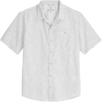 Royal Robbins Мъжка риза с копчета Royal Robbins Salathe Sun Shirt S/S Shirt - Soapstone Solar Pt (033-3228-0313)