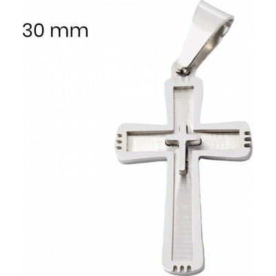 Exeed 245138 Prívesok z chirurgickej ocele kríž