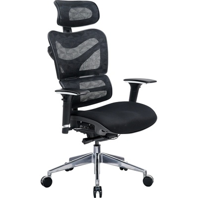 RFG Ергономичен стол tech@games, черна седалка, черна облегалка (o4010200160)