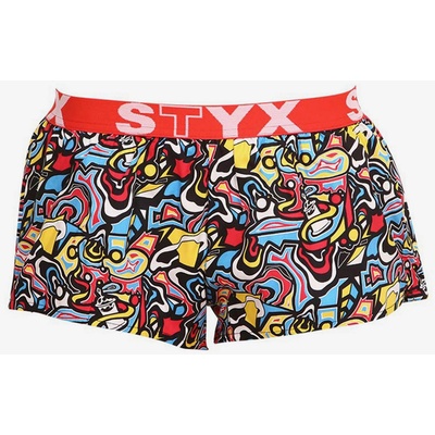 Styx Дамски спортни гумени шорти Styx арт скица Styx | Lilav | ЖЕНИ | M