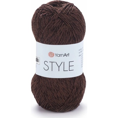 Yarn Art příze Style 672 hnědá