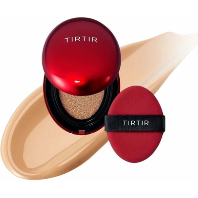 Tirtir Mask Fit Red Cushion dlhotrvajúci make-up v hubke s vysokou UV ochranou 27C Cool Beige 18 g