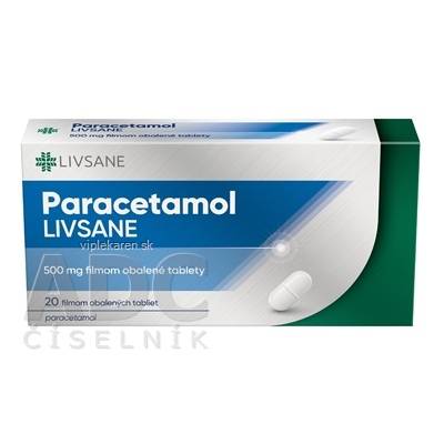 LIVSANE Paracetamol 500 mg 20 tabliet