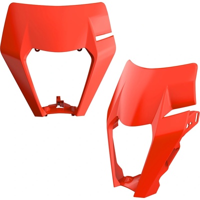 POLISPORT kryt světla přední KTM EXC / EXC-F / XC-W / XCF-W 125/150/200/250/300/350/450/500 `17-19 barva oranžová (vzor OEM)