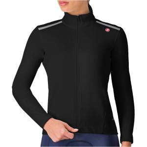 Castelli Дамско термо яке за колоездене Castelli Women's Espresso Air Jacket Cycling jacket - Light Black - размер XS (151-0780-0211)