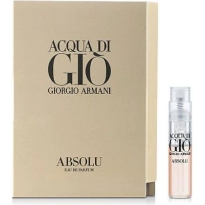 Giorgio Armani Acqua di Gio Absolu Pour Homme Eau de Parfum Sample Spray 1.2 ml за мъже