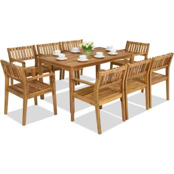 Image 1 of Garden Point Дървени мебели Danang/Timor 8 Garden Point (GAP414S_8xGAP353)