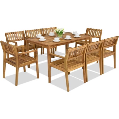 Garden Point Дървени мебели Danang/Timor 8 Garden Point (GAP414S_8xGAP353)