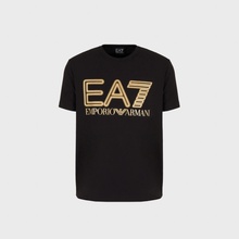 EA7 Emporio Armani pánské tričko Train LOGO SERIESOVERSIZE LOGO TEE SS 3DPT37PJMUZ0208 černá